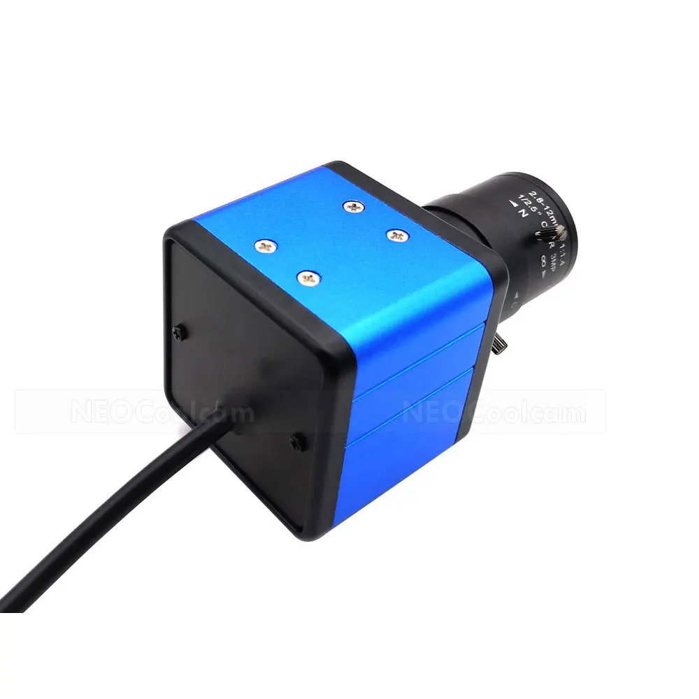 2.8-12mm 5-50mm Varifocal Manual Zoom 1200TVL CMOS Color Analog Camera Metal Body Mini Box Camera Indoor Video Surveillance