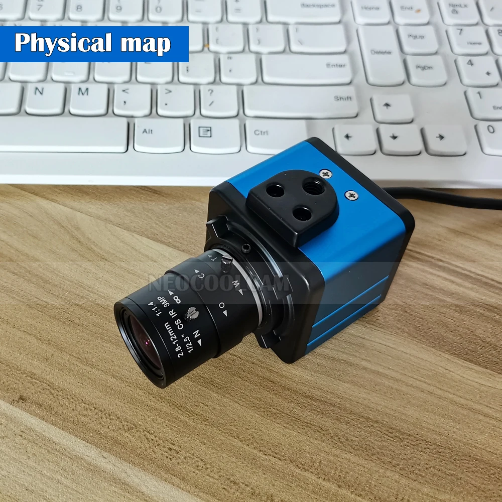 2.8-12mm 5-50mm Varifocal Manual Zoom 1200TVL CMOS Color Analog Camera Metal Body Mini Box Camera Indoor Video Surveillance