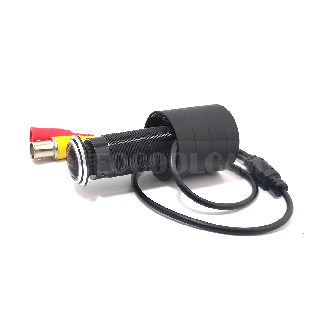 NEOCoolcam Door Hole 150 Degree Wide Angle Fish Eye Lens 1/3 1200TVL Color CVBS Analog TV Home Security Camera