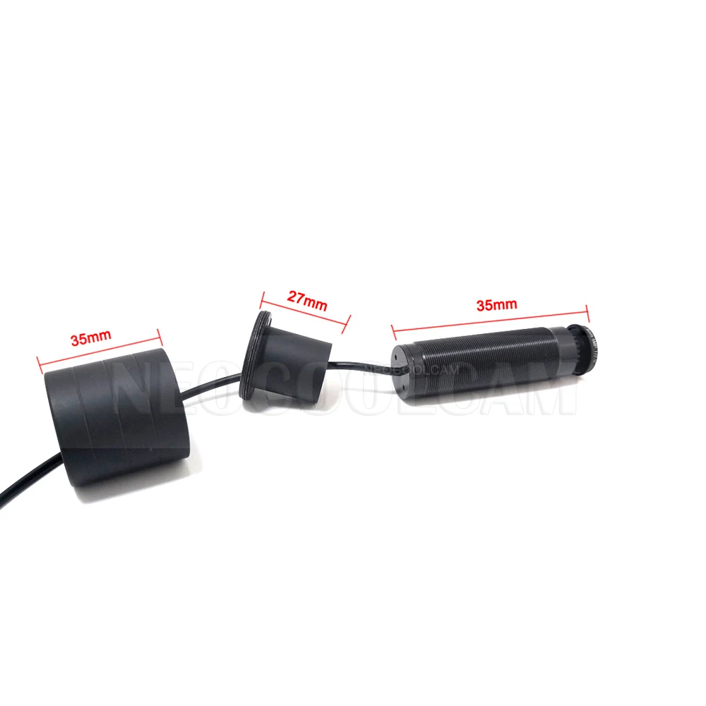 NEOCoolcam Door Hole 150 Degree Wide Angle Fish Eye Lens 1/3 1200TVL Color CVBS Analog TV Home Security Camera