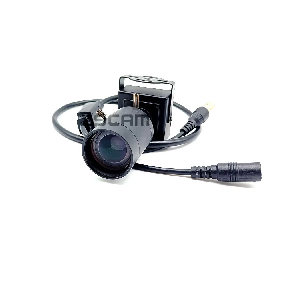M12 5-50mm Manual Focus Lens 1080P AHD/CVBS Mini Overtaking Camera Analog CCTV 35mm Security Car Mounted OSD Camera