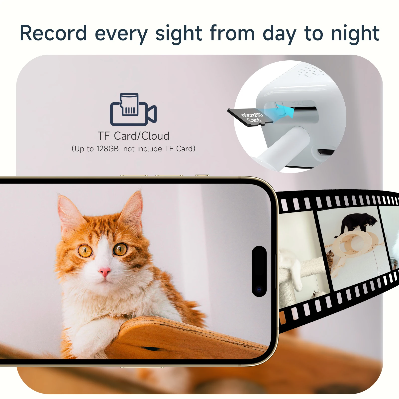 2PCS/1PCS HEIYOUCAM Window Camera-Replaces Outdoor Cameras | 2.4/5GHz Wi-Fi | 3MP HD | Full-Color Night Vision Thru Window