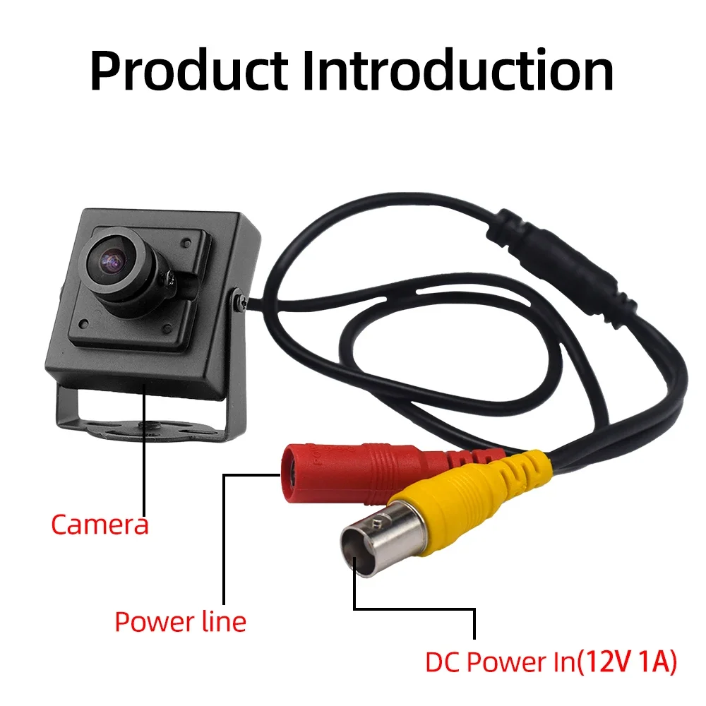 2MP 1080P HD Mini TVI Analog Camera Low-Light Night Vision & Coaxial Audio Support TVI video  AHD/CVI/CVBS