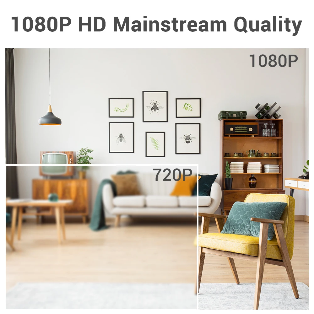 2MP 1080P HD Mini TVI Analog Camera Low-Light Night Vision & Coaxial Audio Support TVI video  AHD/CVI/CVBS