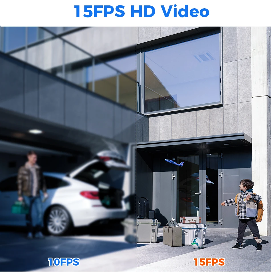 Hiseeu 5MP AHD Camera H.265 Full Color Outdoor Night Vision Video Motion Detection CCTV Security Surveillance Analog Cameras