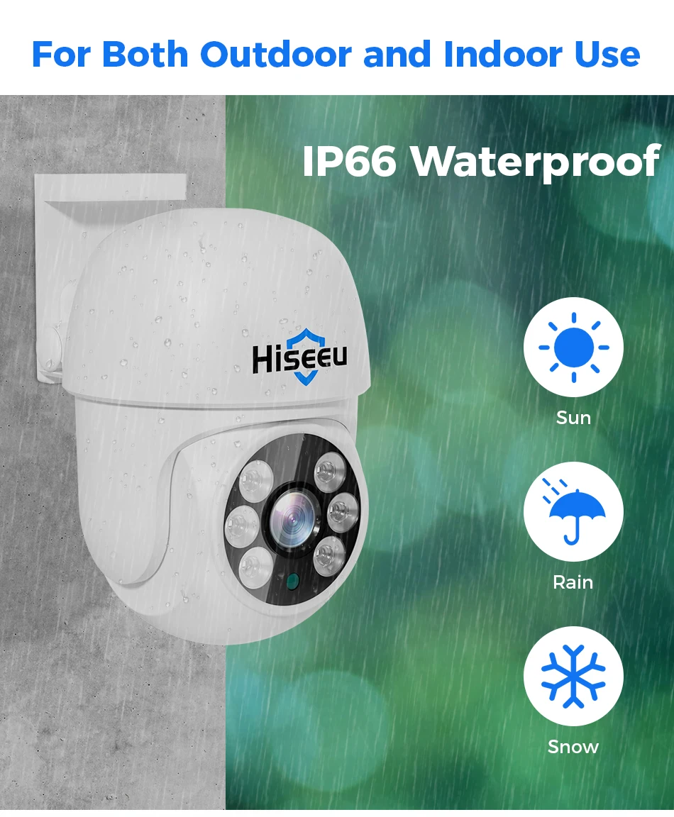 Hiseeu 5MP AHD Camera PTZ Dome Face Detection Waterproof Home Security Video Surveillance CCTV HD Analog Cameras XMEye Pro