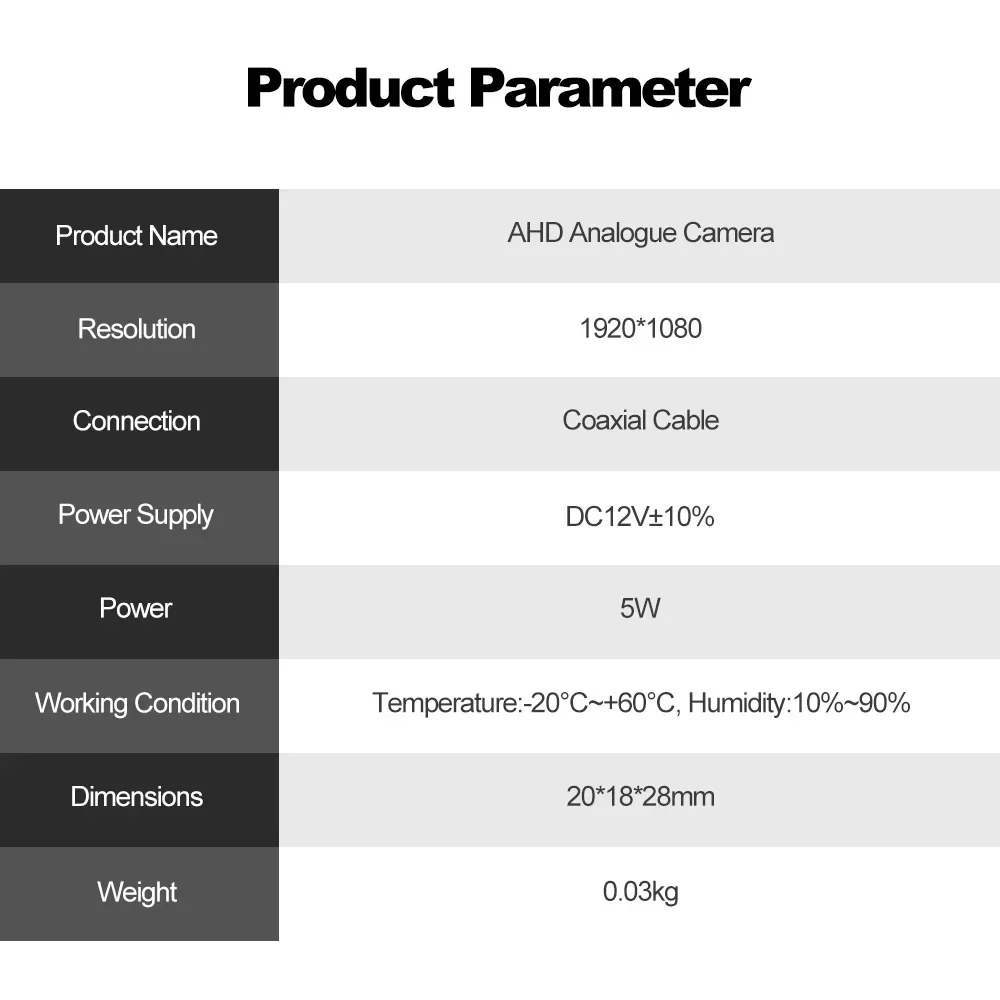 1/2 Pcs Mini AHD POE Hidden Camera AHD Anti-interference Night Vision HD Starlight Night Vision Analogue Coaxial Low Light Cam