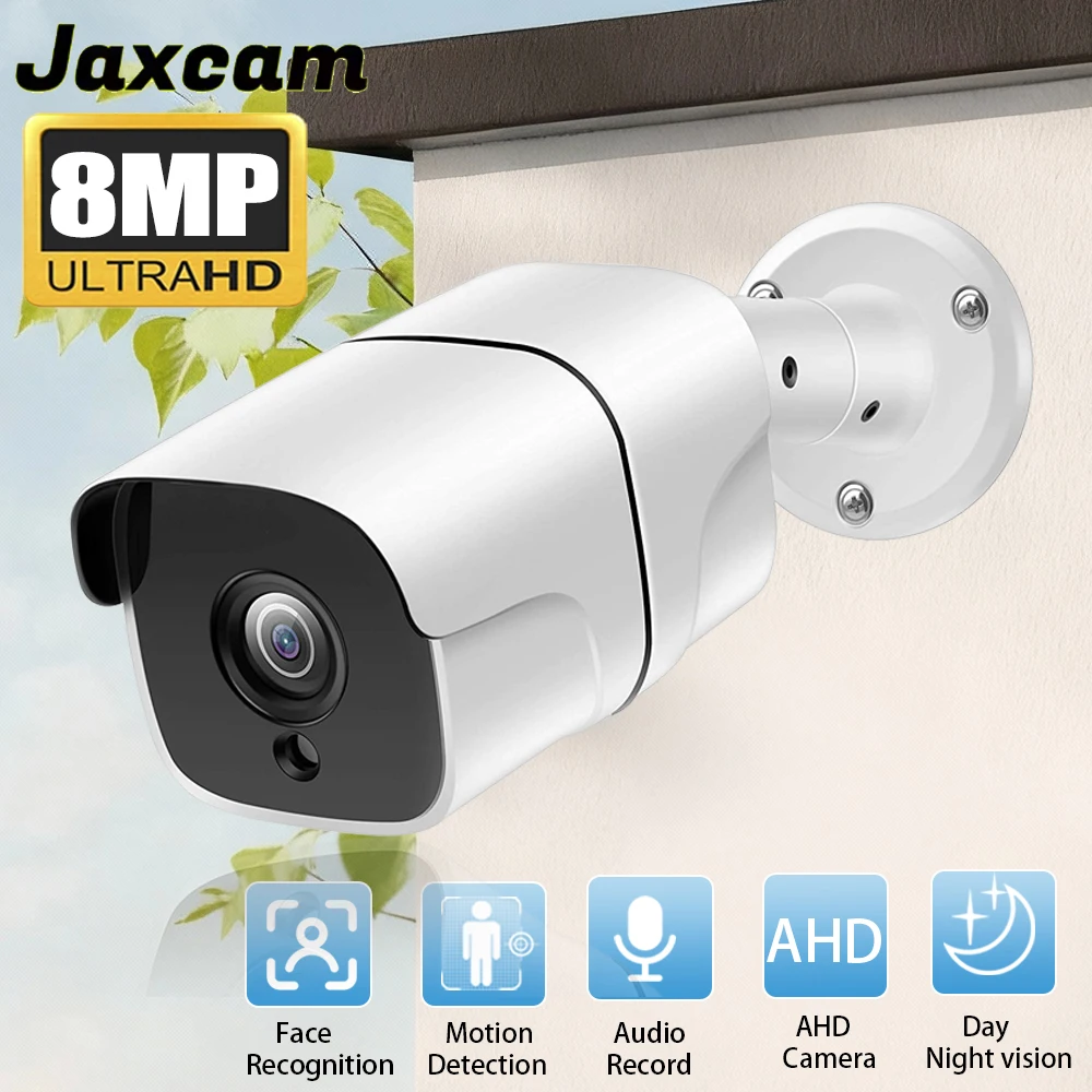 8MP Wired CCTV BNC Analog Camera Outdoor Street Waterproof 4K AHD Bullet Security Video Surveillance DVR Camera XMEYE H.265