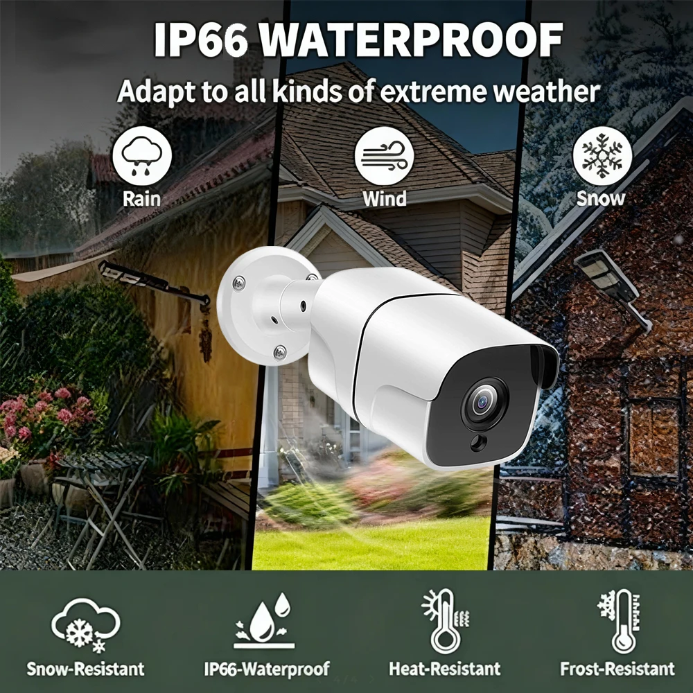 8MP Wired CCTV BNC Analog Camera Outdoor Street Waterproof 4K AHD Bullet Security Video Surveillance DVR Camera XMEYE H.265