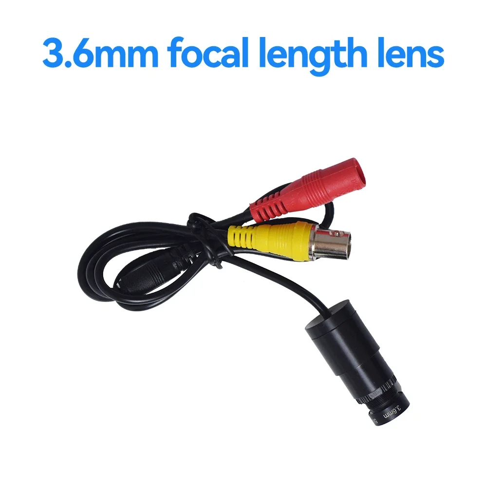 PEGATAH 2MP AHD Mini Analog Surveillance Camera | Infrared Night Vision, Weatherproof & Anti-Interference for Coaxial Systems