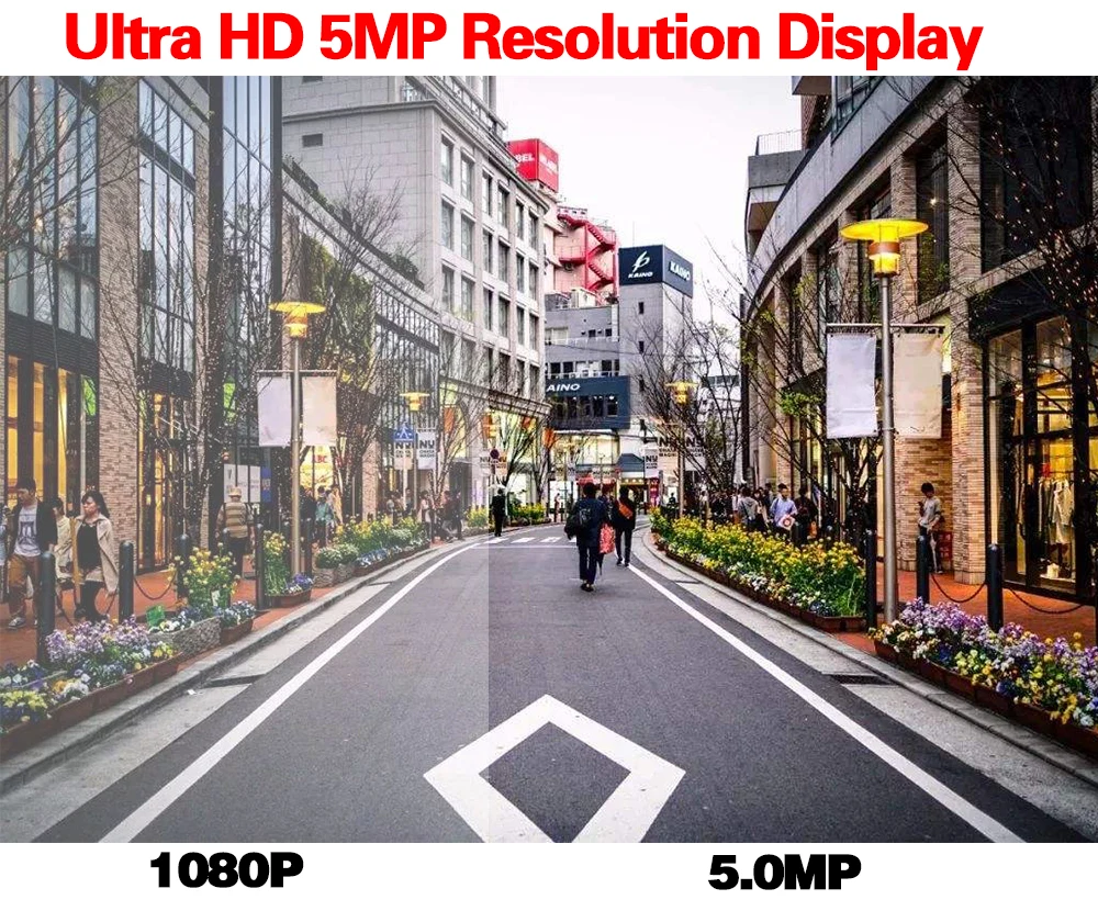 10X Zoom PTZ Camera AHD 5MP Outdoor CCTV Analog Security Camera BNC H.265 Night Vision High Speed Dome Video Surveillance Cam