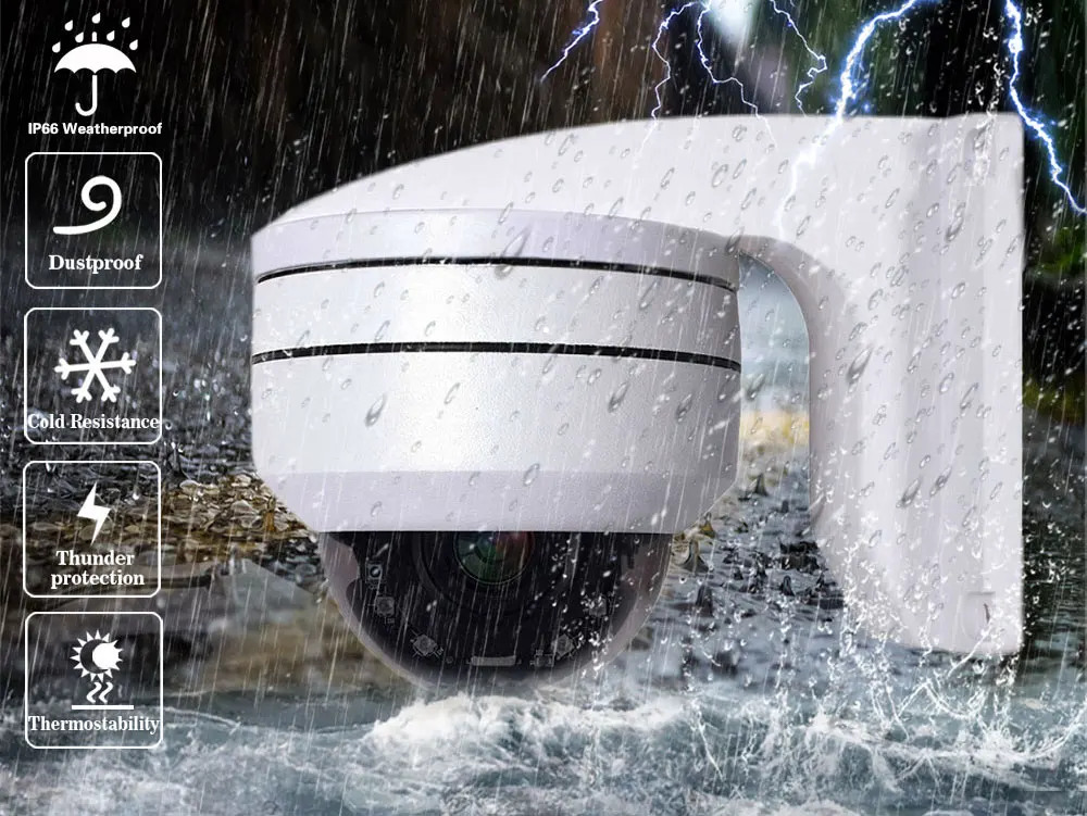 10X Zoom PTZ Camera AHD 5MP Outdoor CCTV Analog Security Camera BNC H.265 Night Vision High Speed Dome Video Surveillance Cam