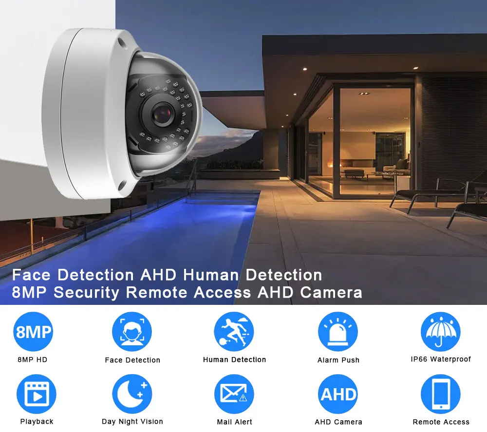 Wired CCTV 12X PTZ Zoom Face Analog Camera 5MP Outdoor Night Vision Video Surveillance Security Camera BNC For 4K AHD DVR System