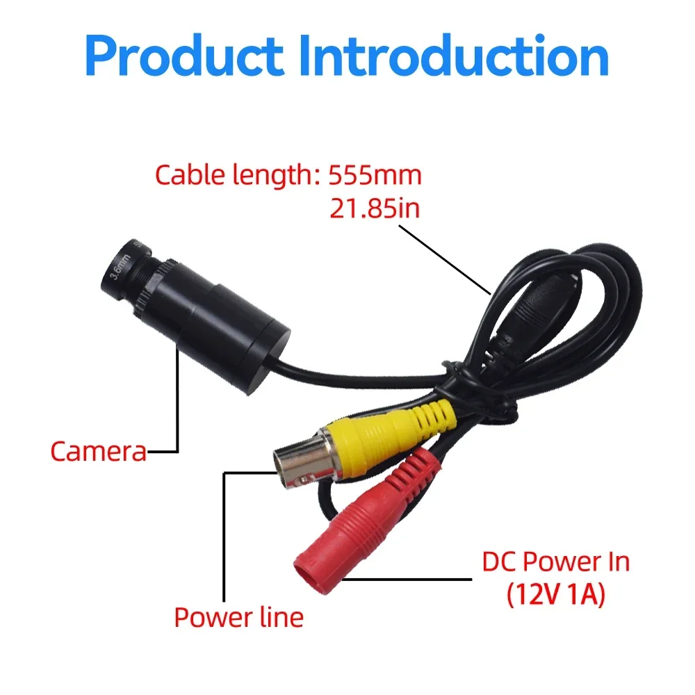 AHD Analog HD Camera – 700TVL High-Definition Mini Surveillance Camera With Infrared Night Vision