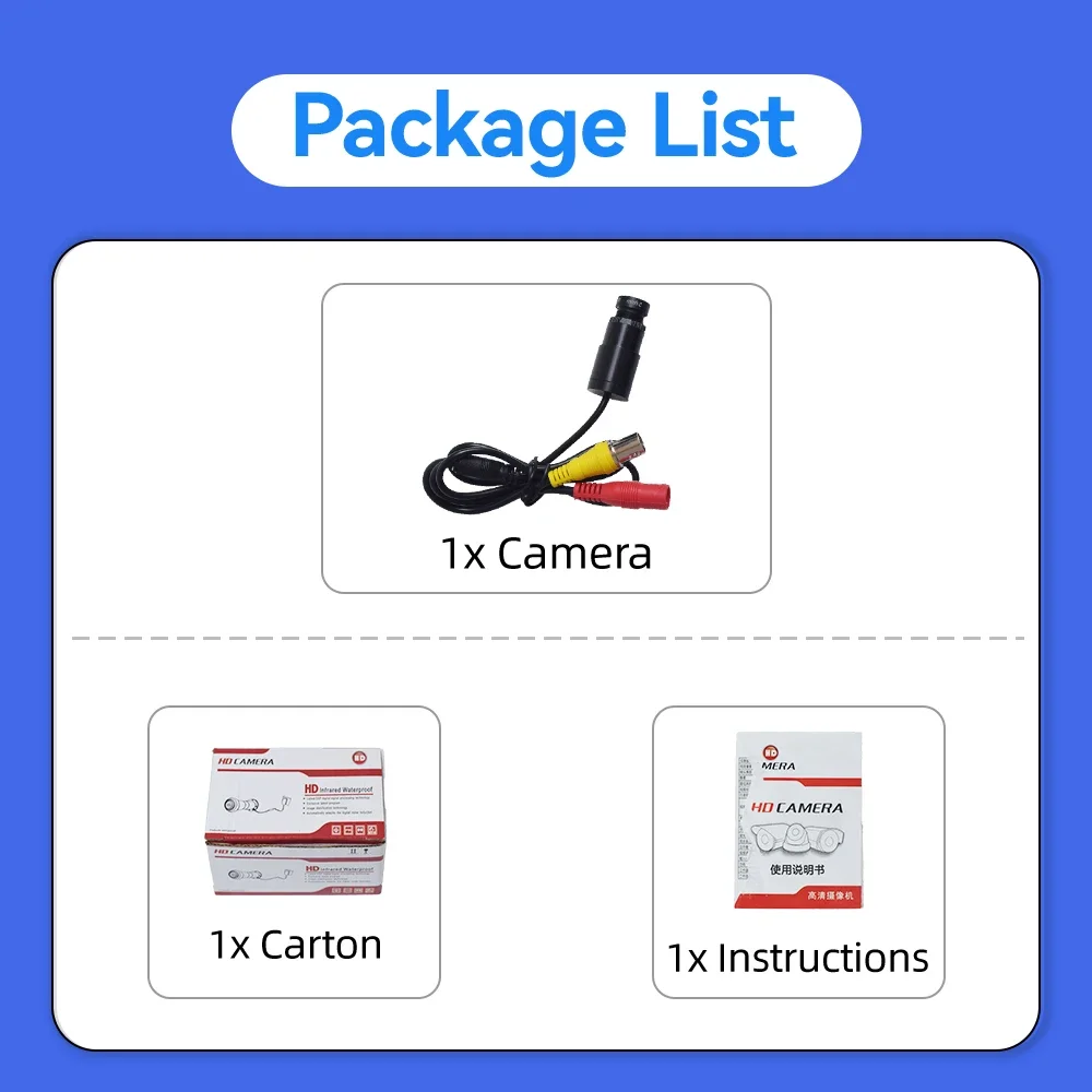 AHD Analog HD Camera – 700TVL High-Definition Mini Surveillance Camera With Infrared Night Vision