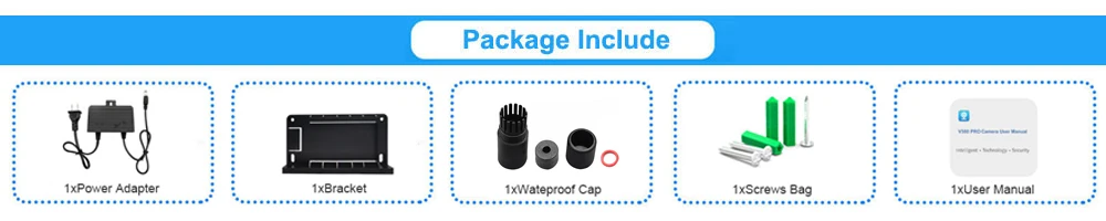 V380 Pro WiFi IP Camera Outdoor 12MP 6K Triple Lenses Triple Screens Security Video Monitor Night Vision Waterproof CCTV Cameras