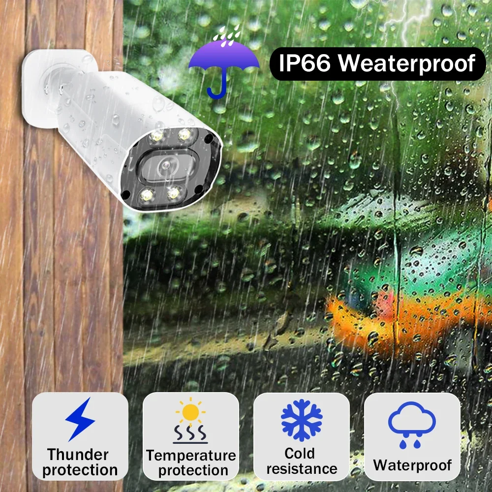 4K 8MP Face Detection AHD Cameras 8MP BNC CCTV Video Surveillance Home Security Outdoor Analog Bullet Color Night Vision Camera