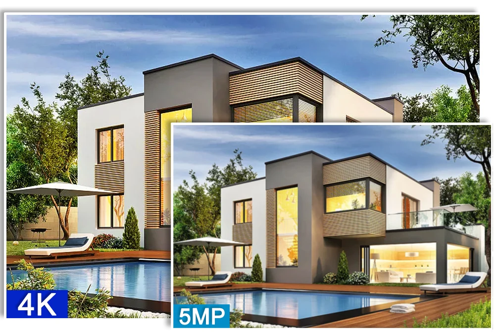 Wire CCTV Analog Dome Camera 4K Indoor Home Full Color Night Vision 5MP AHD Security Surveillance Camera BNC DVR Cam XMEYE H.265