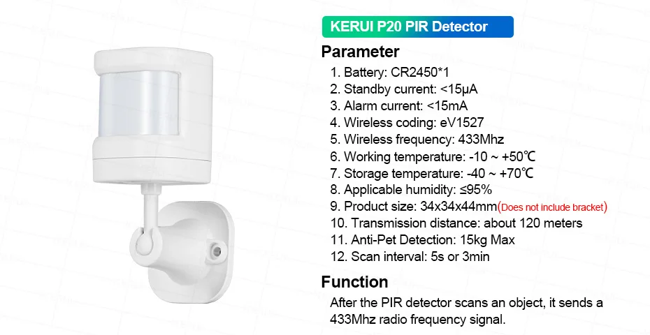KERUI Home Alarm System WiFi+4G GSM Burglar Alarm System with Phone App Alarm 120dB Alarm Siren Compatible for Home Office G64B