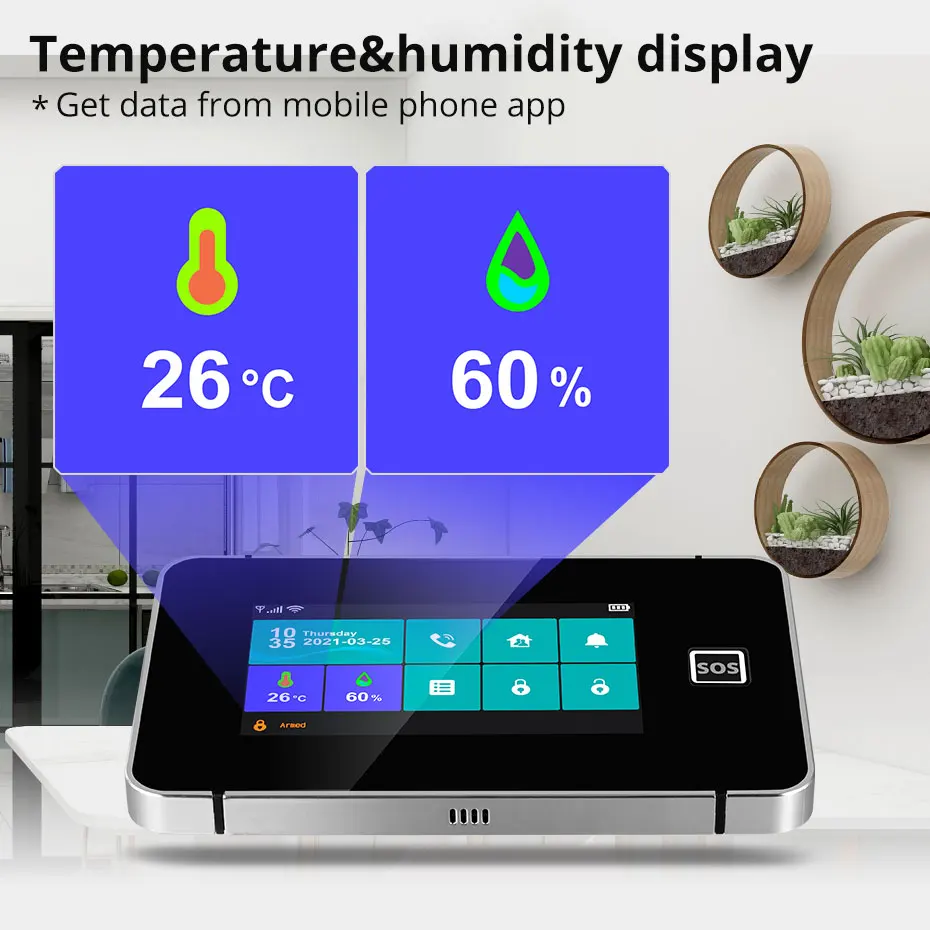 KERUI Home Alarm System WiFi+4G GSM Burglar Alarm System with Phone App Alarm 120dB Alarm Siren Compatible for Home Office G64B