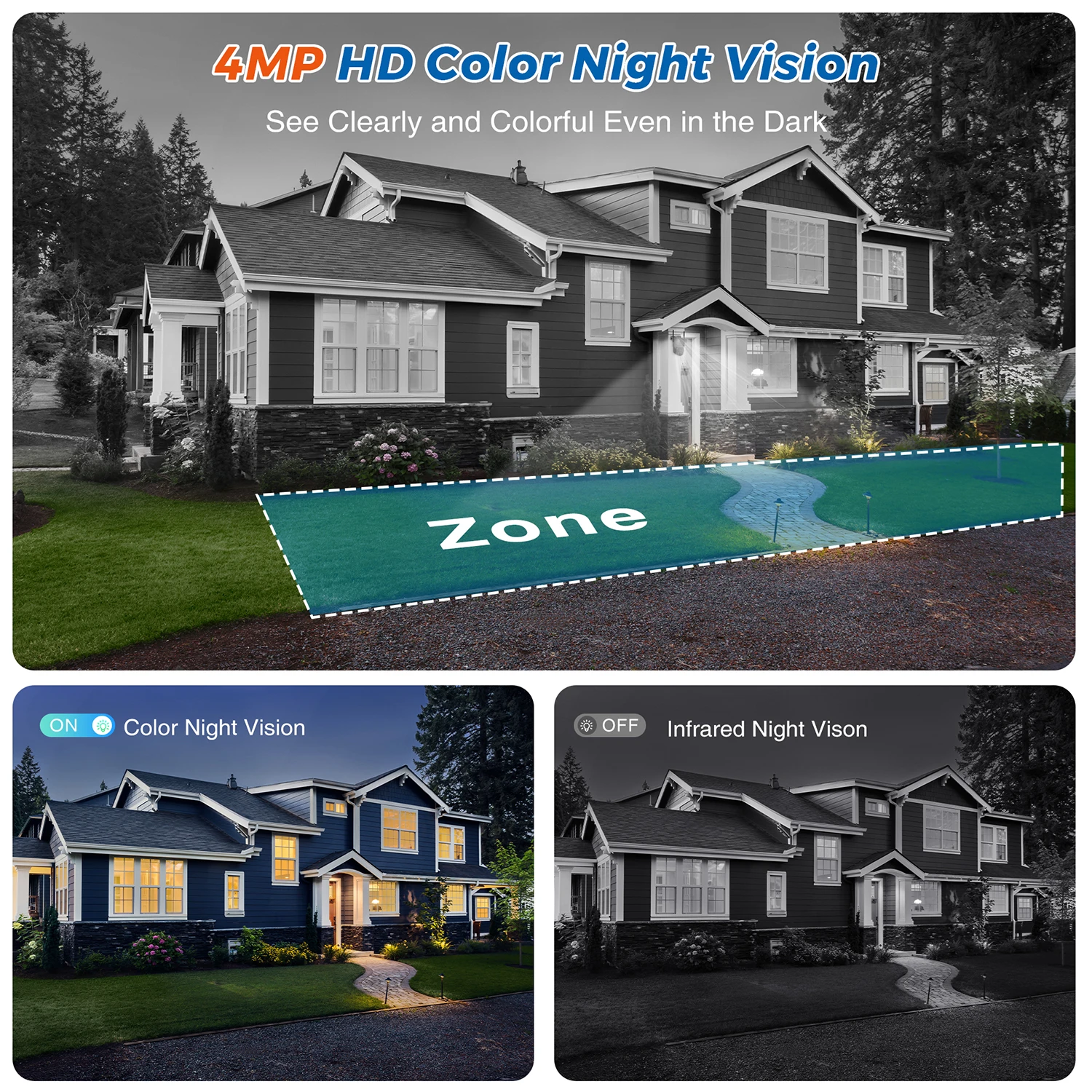 BESDER 5K 10MP Wifi Camera PTZ Outdoor AI Human Detection Dual Screen 4K 8MP CCTV Security IP Camera Audio Email Alarm O-Kam Pro