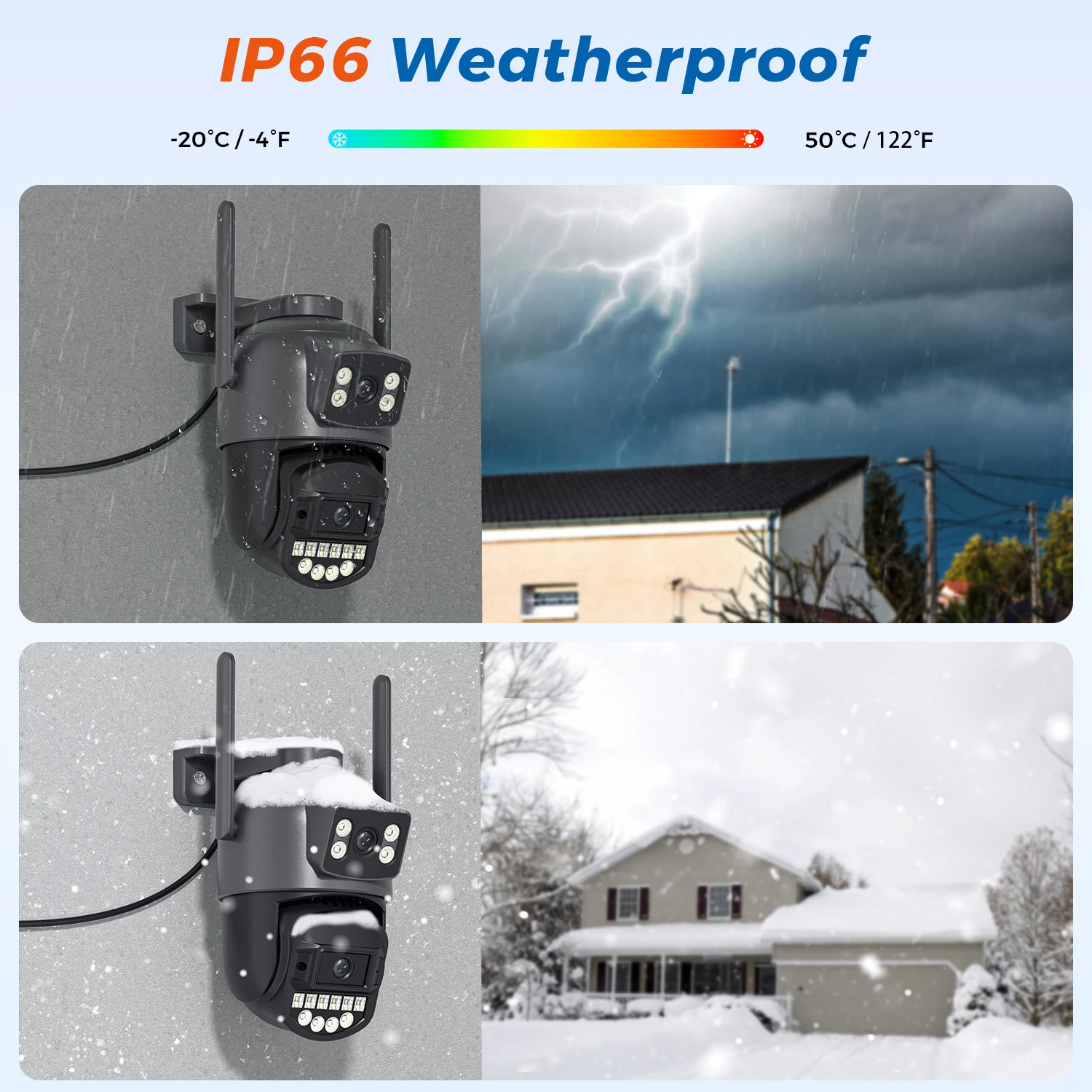 BESDER 5K 10MP Wifi Camera PTZ Outdoor AI Human Detection Dual Screen 4K 8MP CCTV Security IP Camera Audio Email Alarm O-Kam Pro