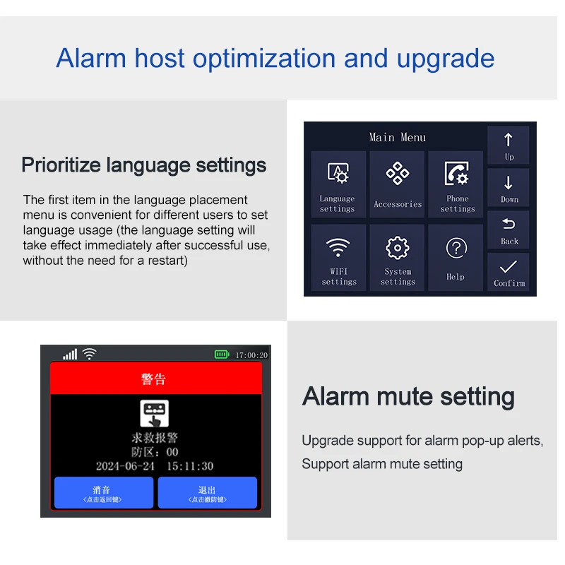 PGST PG-105 Smart Home Security Alarm System Kit Tuya Smart Life Application Compatible with Anti theft Intruder Smart 4G WIFI G