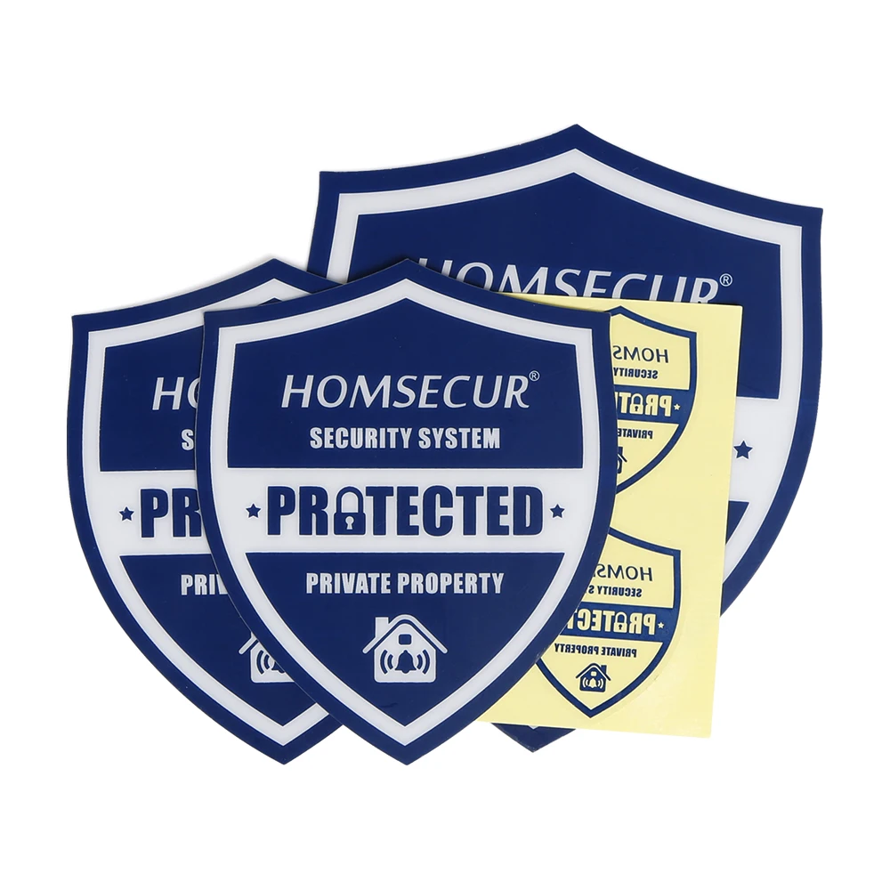 HOMSECUR Tuya App Wireless WIFI 4G LCD Burglar Intruder Alarm System+Wireless Flash Siren