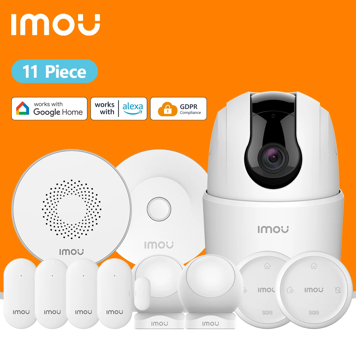 IMOU Zigbee Wifi Alarm System for Home Wireless Security System Alarm House Smart Life App Control lOT System IP Camera