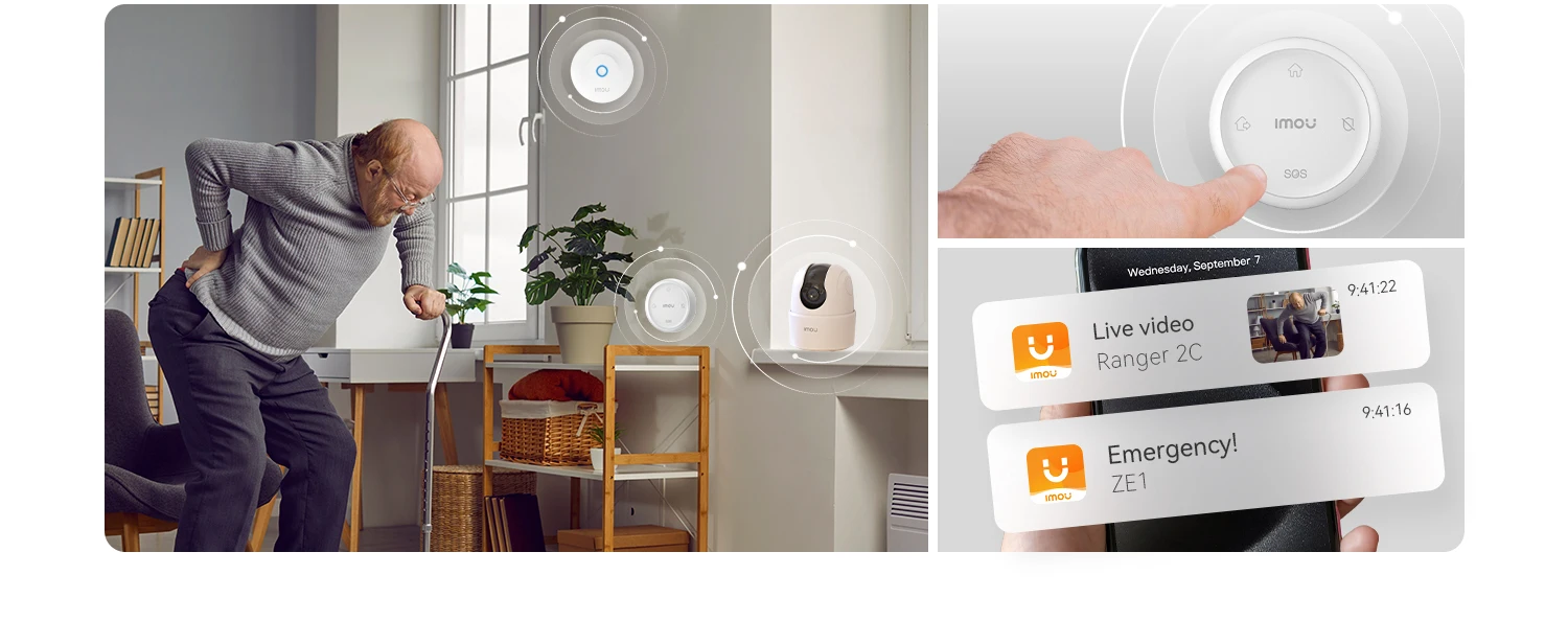 IMOU Zigbee Wifi Alarm System for Home Wireless Security System Alarm House Smart Life App Control lOT System IP Camera