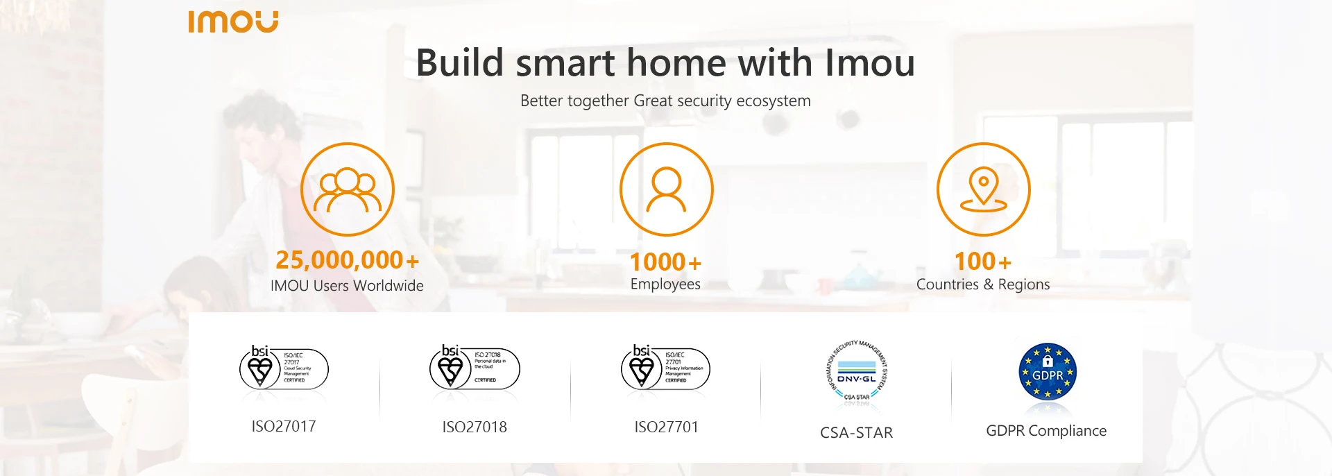 IMOU Zigbee Wifi Alarm System for Home Wireless Security System Alarm House Smart Life App Control lOT System IP Camera