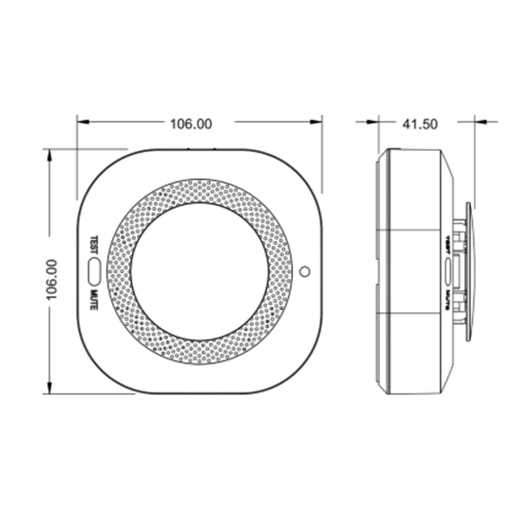 PGST intelligent alarm device, 433MHZ anti robot terminal detector, intelligent life control, human body detector, smoke alarm