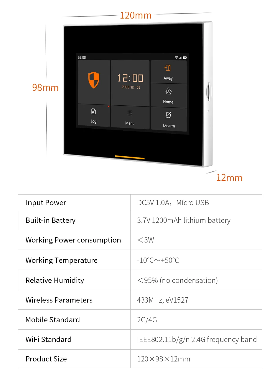 Staniot 433MHz Wireless Wifi 4G Smart Home Security Alarm System Kits For Garage and Residential Support Tuya and Samrtlife APP Staniot 433MHz Wireless Wifi 4G Smart Home Security Alarm System Kits For Garage and Residential Support Tuya and Samrtlife APP