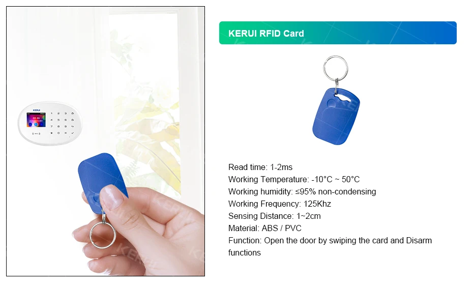 KERUI Home Tuya Wireless Security Home Alarm Kit Smart Life WiFi GSM Alarm System For With 433mhz PIR Motion Sensor Siren W202