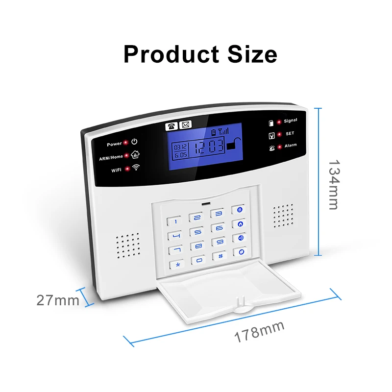 DYGSM Tuya Smart 4G+Wifi Home Security Alarm System Wireless Burglar Alarm System Smart Life App Control work with Alexa