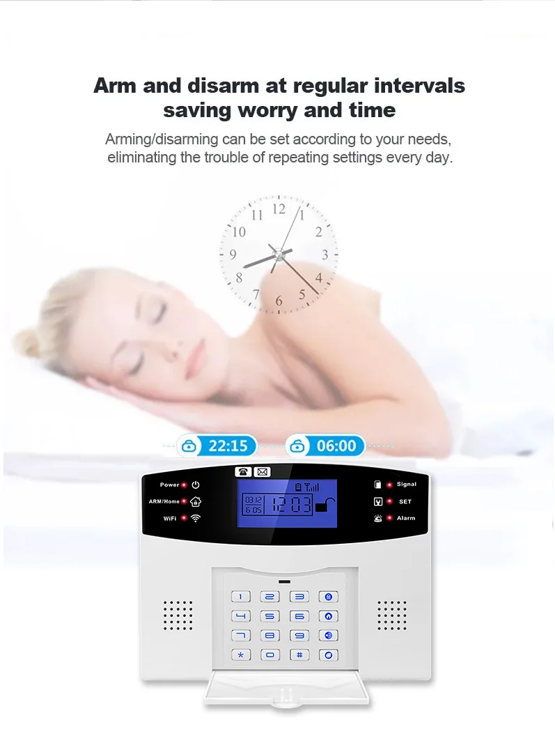 DYGSM Tuya Smart 4G+Wifi Home Security Alarm System Wireless Burglar Alarm System Smart Life App Control work with Alexa