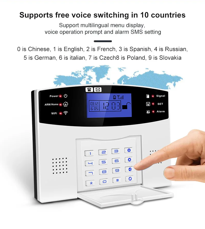 DYGSM Tuya Smart 4G+Wifi Home Security Alarm System Wireless Burglar Alarm System Smart Life App Control work with Alexa