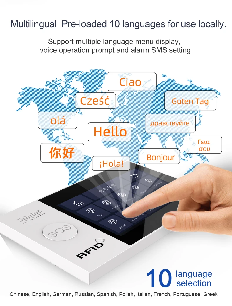 PGST 4G Tuya Wireless Home Security System 107 WiFi GSM Burglar Alarm with Motion Detector Siren Alexa & Google Home Compatible