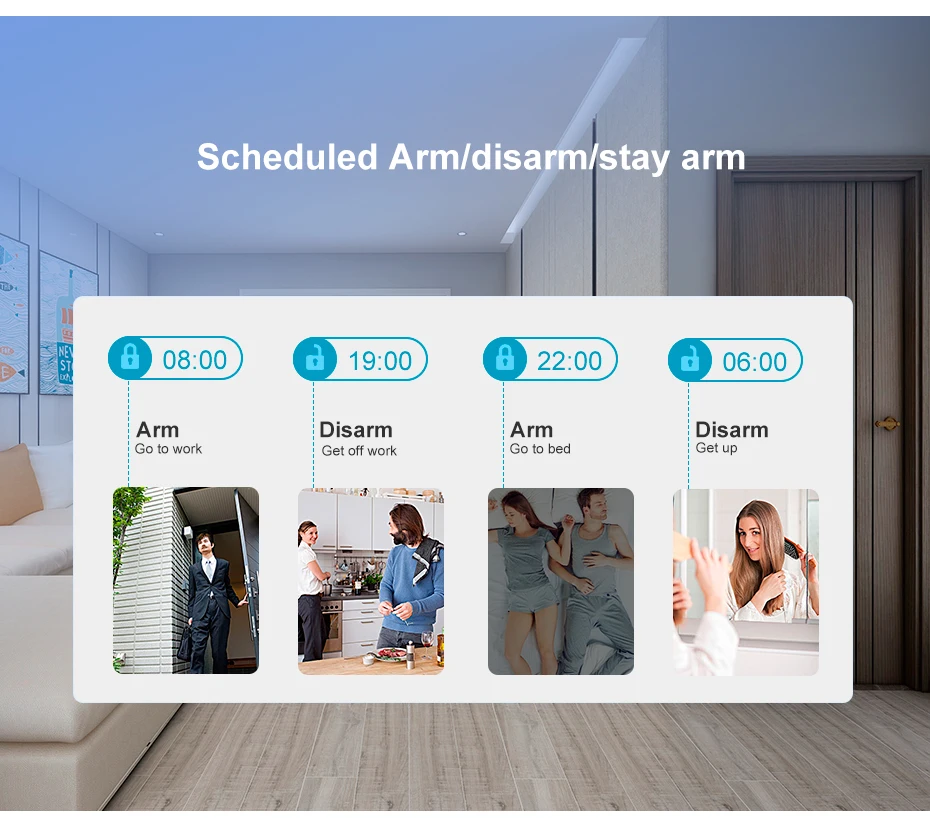 KERUI 4.3 Inch Touch Screen Home Alarm System Wireless 4G Burglar Alarm WiFi GSM Tuya Smart Life Security Alarm Kit G64B 433mhz