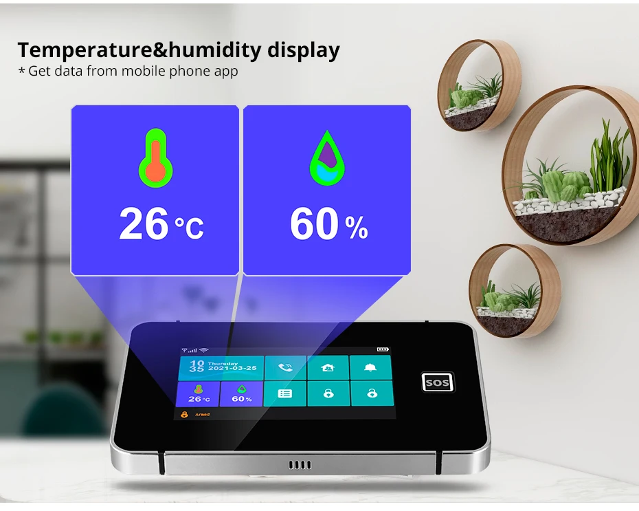 KERUI 4.3 Inch Touch Screen Home Alarm System Wireless 4G Burglar Alarm WiFi GSM Tuya Smart Life Security Alarm Kit G64B 433mhz