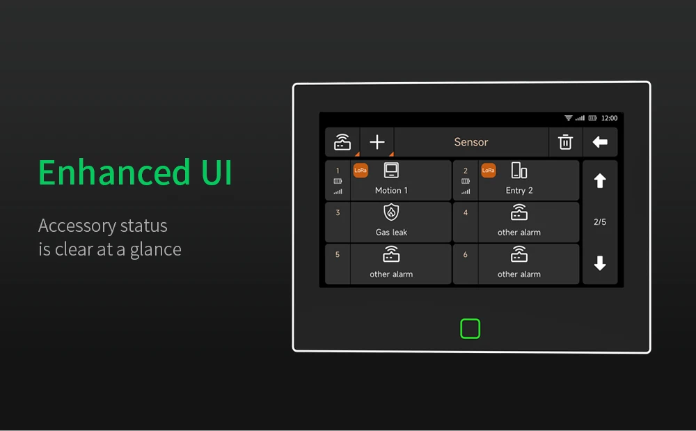 Staniot 7inch Lora Protection Kit WiFi 4G Tuya Smart Home Alarm System with 5000mAh Battery 500M Distance Works with Alexa