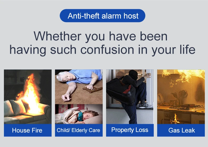 PGST PG108 Tuya Home Alarm System Smart Life APP Work Alexa Google WIFI 4G Wireless Safe Security for House 433MHz