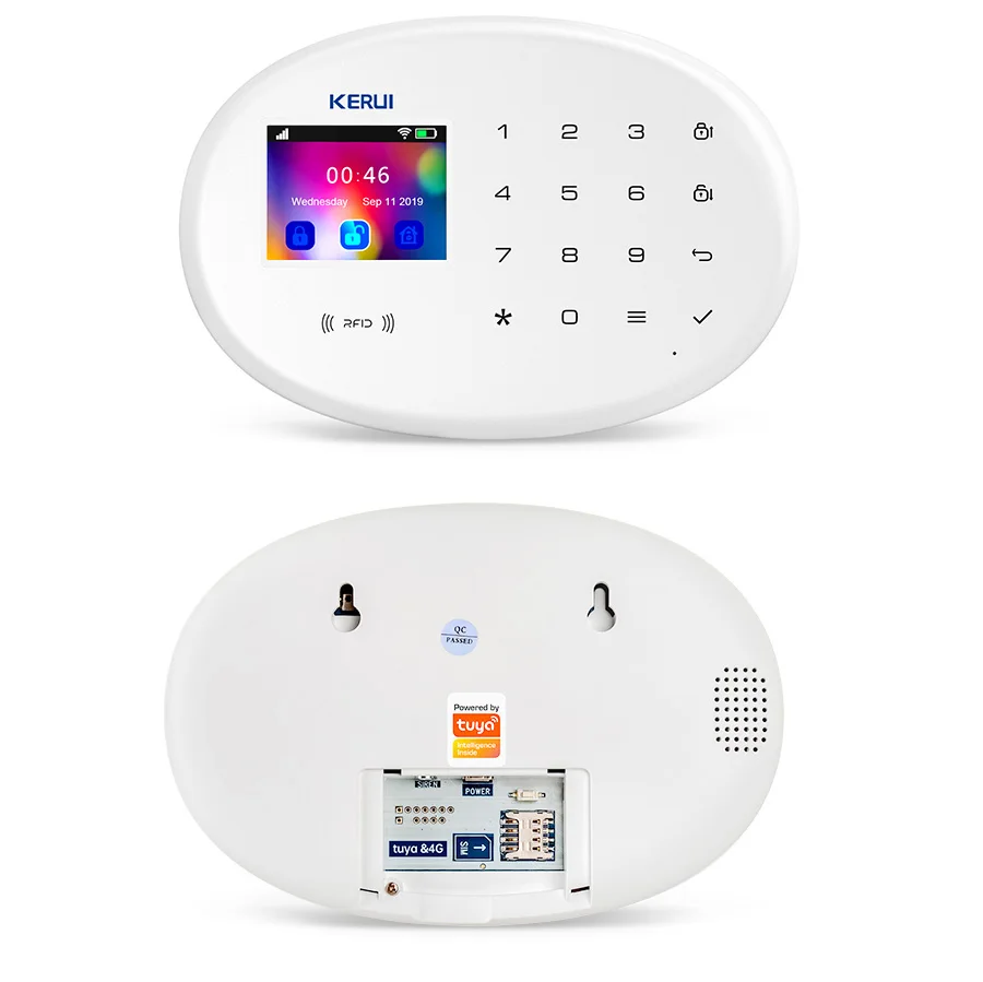 KERUI New W20 WiFi GSM Alarm System For Home Alarm Burglar Security Wireless Tuya Smart House App Control Motion Detector Sensor
