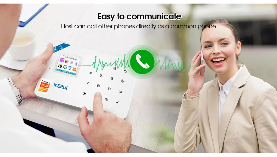 KERUI New W20 WiFi GSM Alarm System For Home Alarm Burglar Security Wireless Tuya Smart House App Control Motion Detector Sensor