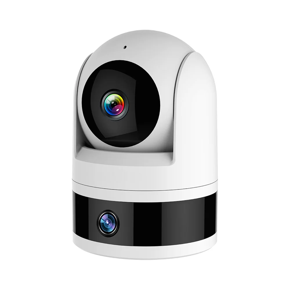 FUERS Dual Lens Tuya Smart Security Camera 3K 6MP Pet Dog Camera Baby Monitor AI Auto Detec Indoor Wireless WiFi IP Mini Camera