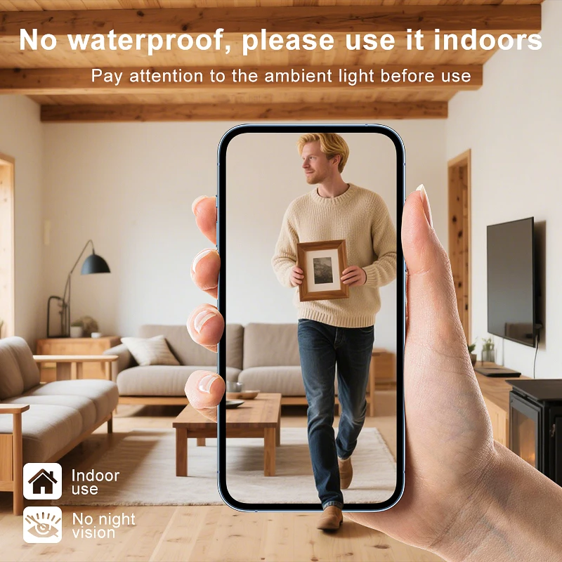 HD Wireless Mini Camera Indoor Smart Home Security Surveillance Camera Outdoor WiFi Camera Baby Monitor Pet Dog CCTV Camera