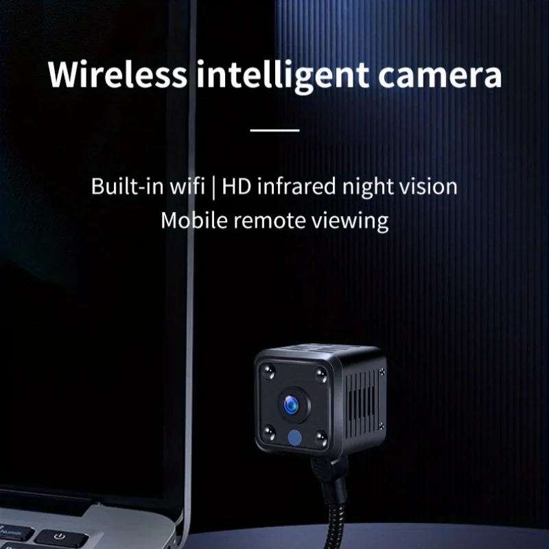 1080P 2.4G WiFi Mini Monitoring Camera Wireless Video Recorder Security Protection Smart Home Two-Way Voice For Infants And Pets