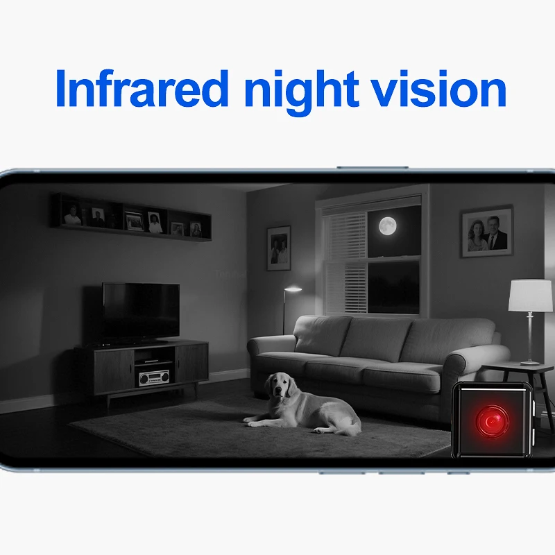 1080P 2.4G WiFi Mini Monitoring Camera Wireless Video Recorder Security Protection Smart Home Two-Way Voice For Infants And Pets