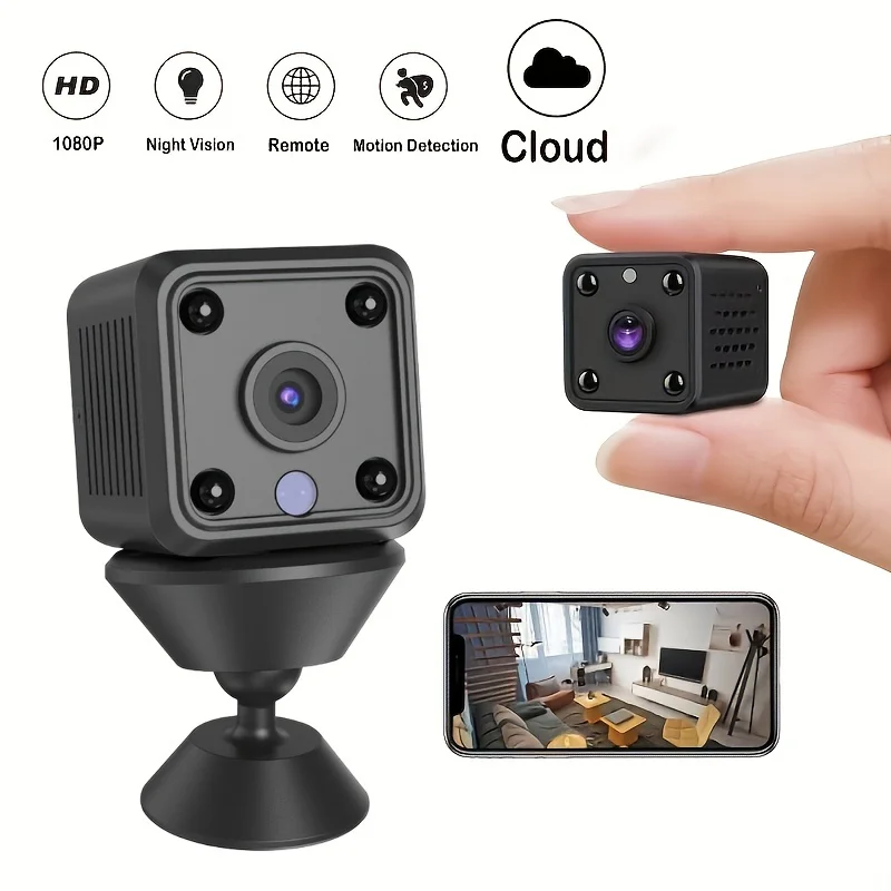 1080P 2.4G WiFi Mini Monitoring Camera Wireless Video Recorder Security Protection Smart Home Two-Way Voice For Infants And Pets