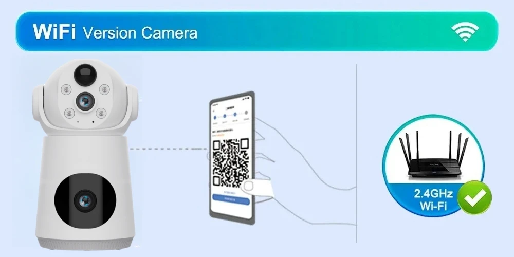 8MP 4K WiFi Camera Dual Lens Dual Screen Low Powered Battery indoor V380 Pro mini Camera Baby Monitor Night Vision Security CCTV